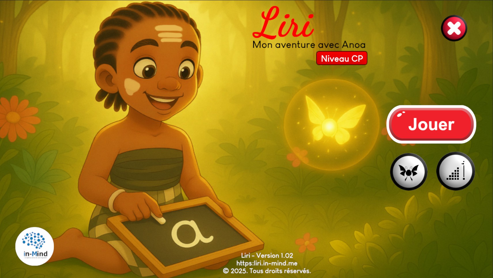 Enfants jouant au jeu éducatif Liri